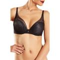 Chantelle Womens Festivite Plunge Bra - Black - Size 36C