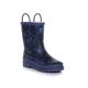 Regatta Childrens Unisex Childrens/Kids Minnow Camo Wellington Boots (Dark Denim) - Blue - Size UK 9 Kids