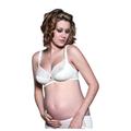 Emily B Womens Daisy Maternity Bra - White Cotton - Size 32C