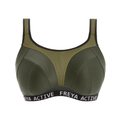 Freya Womens Active Dynamic Non Wired Sports Bra - Khaki Elastane - Size 30F