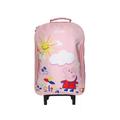 Regatta Childrens Unisex Childrens/Kids Peppa Pig 2 Wheeled Suitcase (Pink Mist) - One Size