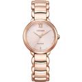Citizen WoMens Rose Gold Watch EM0922-81X Stainless Steel - One Size