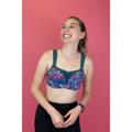 Panache Womens Ladies Sport Ultimate Sports Bra - Green, Pink and Blue, Size: 36D Polyamide - Size 36D