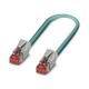 Phoenix Contact Nbc-R4Ac/2,0-93E/r4Ac Ethernet Cable, Rj45 Plug-Rj45 Plug, 2M