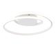 Design ceiling lamp white incl. LED 3-step dimmable - Krula