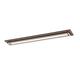 Ceiling lamp wood elongated incl. LED with remote control - Ajdin