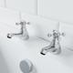 Architeckt - Park Lane Oxford Bath Taps - Silver