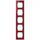 Cooke & Lewis High Gloss Red High Gloss Red Wine Rack Frame, (H)720mm (W)150mm