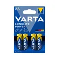 Varta Longlife Power Aa (Lr6) Battery, Pack Of 4