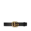 Gucci Leather Gg Belt