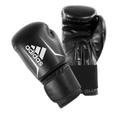 adidas Speed 50 Boxing Gloves - Black/White / 10OZ