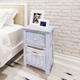 Braydenstudio - Ceylon 1 Drawer Bedside Table by Brayden Studio - White