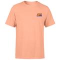 Back To The Future 35 Hill Valley Front Men's T-Shirt - Coral - S - Coral
