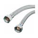 Invena - 60cm 1/2 x 1/2 Flexi Flexible Kitchen Basin MonoBloc Tap Connector Hose Pipe