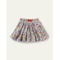 Woven Twirly Skirt Floral Girls Boden, Multi Apple Blossom Floral