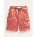 Garment Dye Cargo Shorts Red Boys Boden
