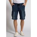 Plus Size Loose Fit Cargo Shorts FLEXNAMIC®, Man, blue, size: 58, cotton/polyester, JP1880