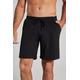 Plus Size Sleep Shorts, Man, black, size: 4XL, cotton, JP1880