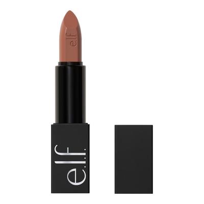 e.l.f. Cosmetics O Face Satin Lipstick Lippenstift Drive - Rose Brown 3.8 g Braun Image