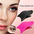 Bluethy Fake Eyelash Auxiliary Clip Long-lasting Curl Curve Nip Widen Handle Duckbill Shape Fake Eyelash Extension Applicator Beauty Supply