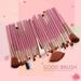 Corashan Makeup Brushes 25 PCS Cosmetic Makeup Brush Blusher Eye Shadow Brushes Set Kit