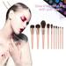 Corashan Makeup Brushes 10 Makeup Brush Set Tools Foundation Brush Loose Powder Brush Eye Shadow Brush