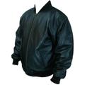 Unicorn London Mens Classic Bomber Black Real Leather Jacket (XXL)