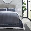 Dorma Abbotswood 100% Cotton Navy Duvet Cover and Pillowcase Set Navy