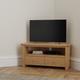 Bromley Oak Corner TV Stand Natural