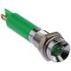 RS PRO Green Panel Mount Indicator, 24V dc, 6mm Mounting Hole Size, Solder Tab Termination