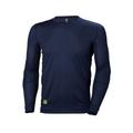 Helly Hansen Navy Polyester Thermal Shirt, S