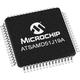 Microchip ATSAMD51J19A-AU, 32bit ARM Cortex M4 Microcontroller, SAM D5, 120MHz, 512 kB Flash, 64-Pin TQFP