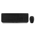 CHERRY GENTIX DESKTOP Wireless Ergonomic Keyboard & Mouse Set, QWERTY (UK), Black