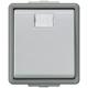 Siemens Grey Push Button Light Switch, 1 Way, 1 Gang, Delta