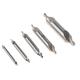 Dormer 5-Piece Twist Drill Bit Set for Multi-Material, 2 1/2in Max, 1 1/2in Min, HSS Bits