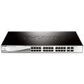 24 10/100/1000 Base-T port with 4 x 1000Base-T /SFP ports