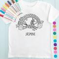 Personalised Unicorn Rainbow Child's T Shirt