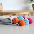 Pom Pom Scarf Crochet Kit