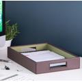 Leather Desk Tray Brown