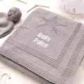 Little Star Hound Grey Baby Blanket