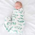 Muslin Swaddle Baby Blanket Baby Gift Eucalyptus