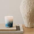 Hand Painted Votive Candle - Bergamot + Amber + Oak