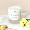 Gratitude Amber, Musk, Sweet Orange Luxury Candle Gift