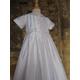 Boy's Christening Outfit 'Blue Gown/Romper', White/Ivory