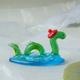 Glass Loch Ness Monster Figurine In Gift Box