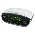 Roberts CR9971 Analogue FM MW Clock Radio in White Dual Alarm