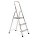 Rhino Lightweight Aluminium Step Ladder - 3 Tread