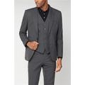 Jeff Banks Stvdio Textured Jacquard Grey Men's Suit Jacket
