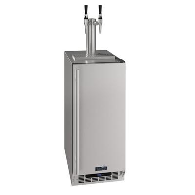 U-Line UCDE215HSS03A 15" Draft Coffee Dispenser - (1) Tower, (2) Taps, 115v, 2 Taps, Stainless Steel