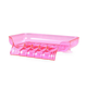 Waterfall Shape Colorful Shower Soap Dish Bathroom Accessories Tray Drain Holder Soap Case Candy Color Soap Box